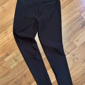 SO Black Leggings with Slim Fit and Elastic Waistband